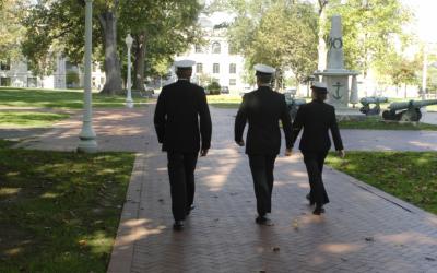 Naval Academy students in Annapolis