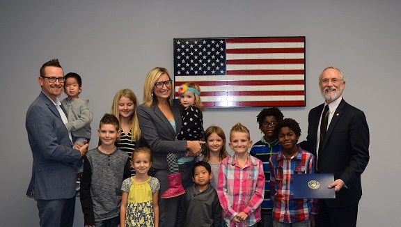 Dan Newhouse with Walker Family